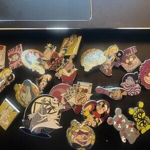 Disney Trading Pins Lot Alice Wonderland Nightmare Cheshire Mickey